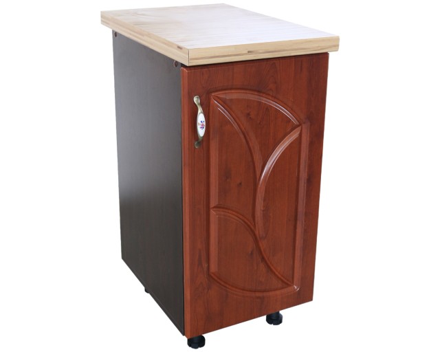 Corp inferior cu 1 Usa Dreapta Zebra, Wenge/MDF Cedru Frunza, blat Artar 40 x 85 x 60